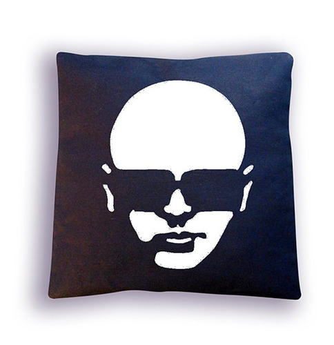 Luca Prodan Sumo Almohadon Negro 40x40 Cm