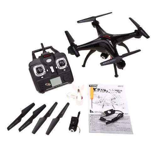Drone Syma X5sw 1 Preto Fpv Real time Controle Remoto 4ch