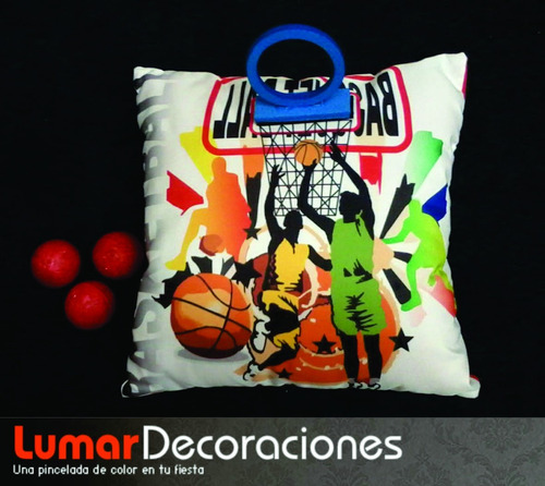 Almohadón Didáctico Infantil - Bascketball