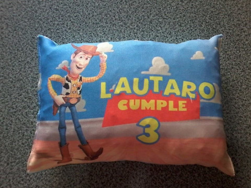 Almohadoncitos Souvenirs Toy Story Personalizados!! Con Foto