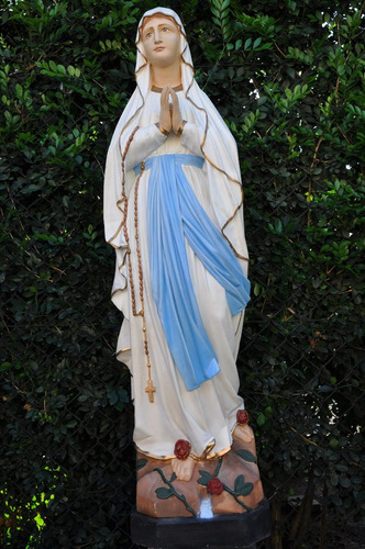 Nossa Senhora De Lourdes 120 Cm Resina- Imagem Sacra - Ir038