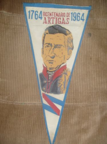 Banderin Bicentenario De Artigas 1764-1964