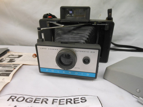 Antiga Camera Fotografica Polaroid 210 Fole
