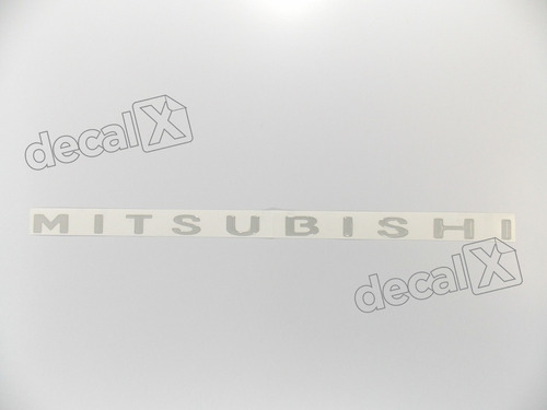 Adesivo Mitsubishi Traseira Resinado Pajero Sport Mtspt