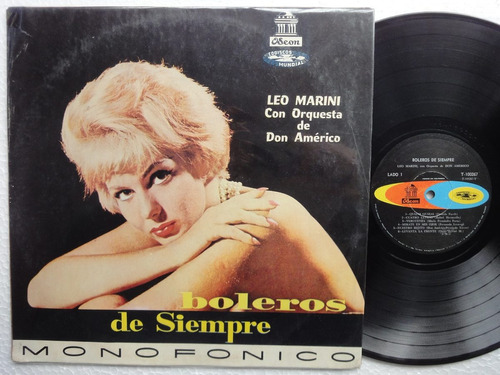 Lp Leo Marini La Orquesta De Don Americo Boleros De Siempre