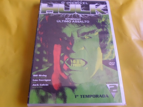 Dvd O Incrível Hulk 2 / 1ª Temporada / Último Assalto 