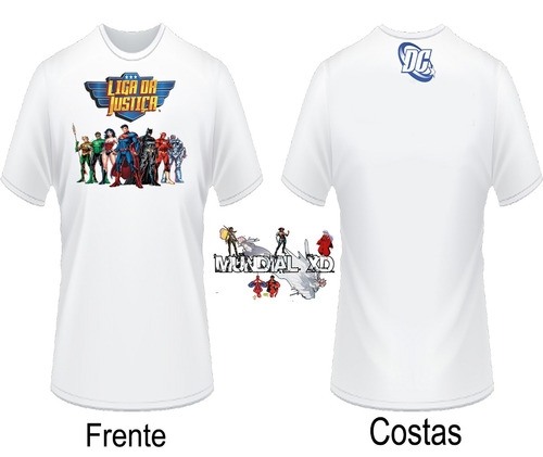 Camisa Liga Da Justiça, Camiseta League Of Justice Dc