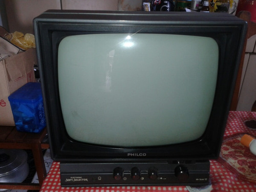 Televisao Antiga Philco 10 Polegadas Preto  Branco Rara