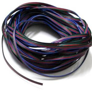Evz 4 Color Rgb 10m Extensión De La Línea De Cables Para La 