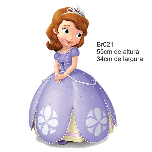 Adesivo Infantil Princesa Sofia The First Princesinha Br021