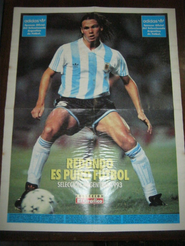 Poster De Fernando Redondo Con La Seleccion Argentina