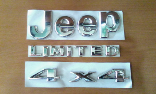 Letra Cromada Emblema Limited Jeep 15x2cm Liberty 2002 2014