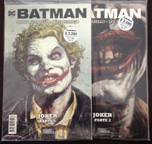 Comic Dc: Batman - Joker. 2 Tomos, Historia Completa.
