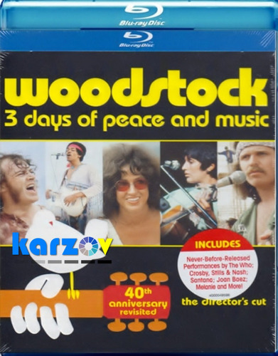 Woodstock 3 Days Of Pace And Music  Blu-ray