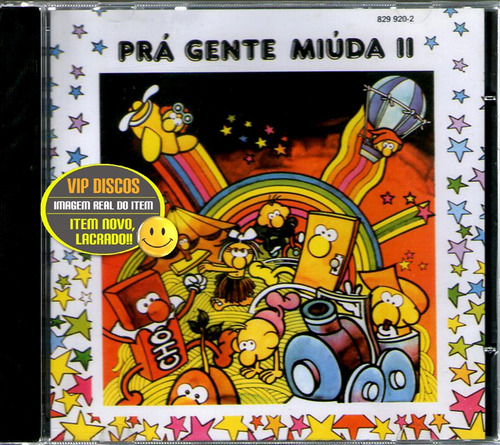 Cd Pra Gente Miúda Vol 2 Com Chico Buarque Toquinho Tim Maia