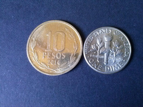 Moneda Estados Unidos One Dime 1989 Ceca D (c45)