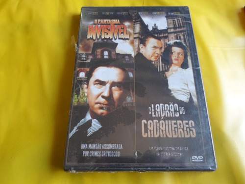 Dvd 2 Filmes: O Fantasma Invisível / O Ladrão De Cadáveres