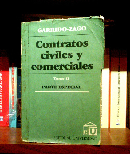 Garrido-zago, Contratos Civiles Y Comerciales, Pte. Especial