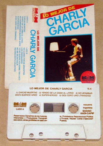Charly Garcia Lo Mejor Cassette / Kktus