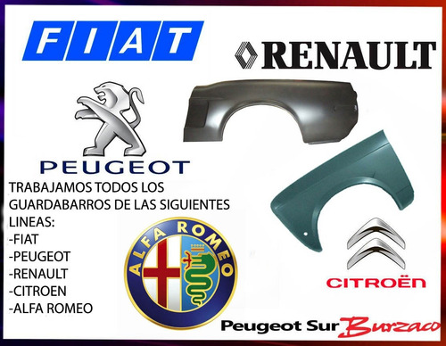Guardabarro Delantero Citroen C3 Hasta 2012