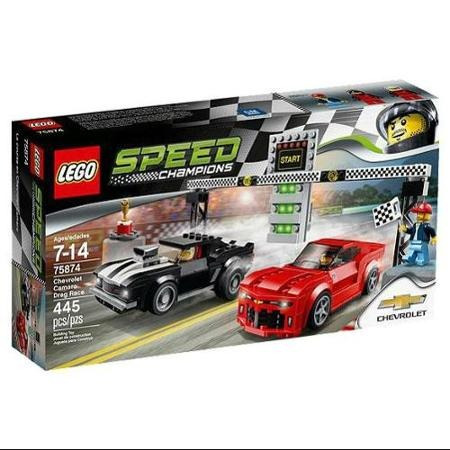 Velocidad Campeones Chevrolet Camaro Drag Race Set Lego