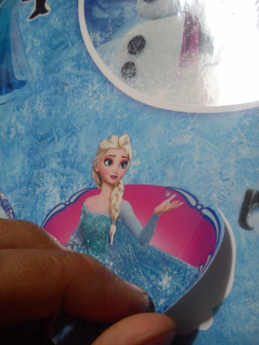 Frozen Disney Elsa Anna Sticker Calcomania Vinil Cuaderno