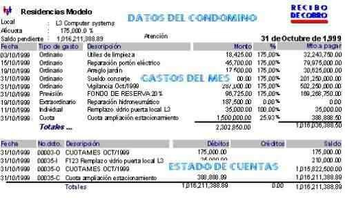 Imagen 3 de 6 de Software Administración De Condominios.