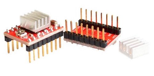 Imagen 3 de 3 de Driver Para Motor A Pasos A4988 Pololu Reprap