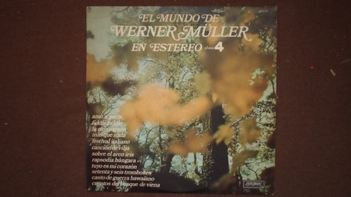 Disco El Mundo Werner Müller En Estereo Muy Buen Estado