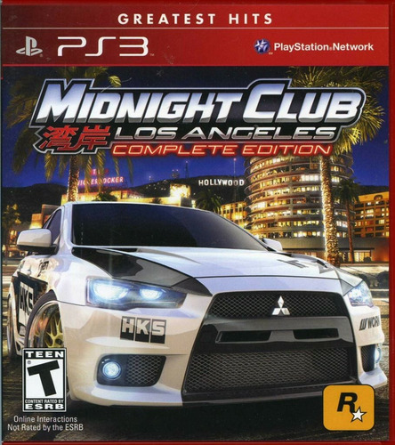 Midnight Club Los Angeles: Complete Edition - Ps3 - Lacrado