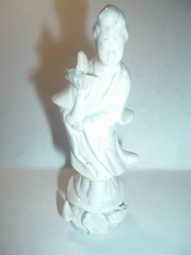 Figura De Porcelana Blanc De Chine