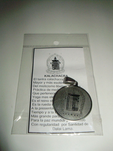 Dije Kalachakra Acero Inoxidable Amuleto Protección (10)