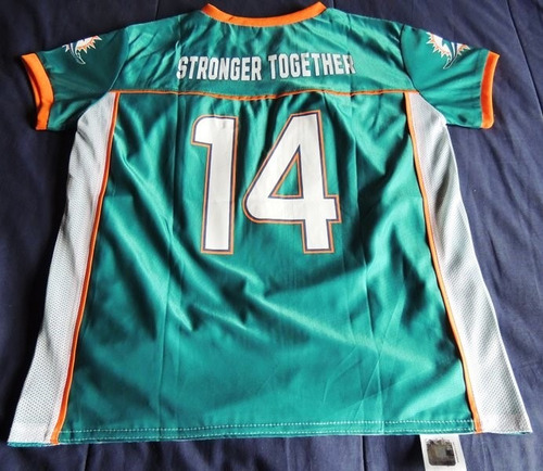 Jersey Autógrafiado Charles Clay, Delfines Miami Nfl Coa