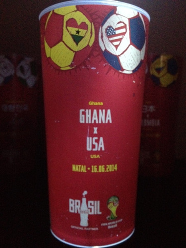 Copo Copa Do Mundo Gana X Eua - Natal - Coca - Ccc14
