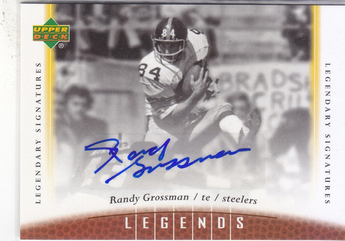 2006 Upper Deck Legends Autografo Randy Grossman Te Steelers