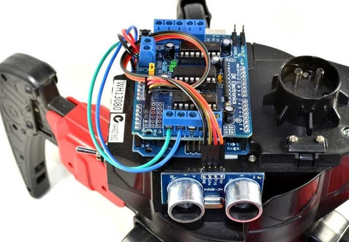 Motor Driver L293d Shield Arduino Controla 4 Motodes Dc