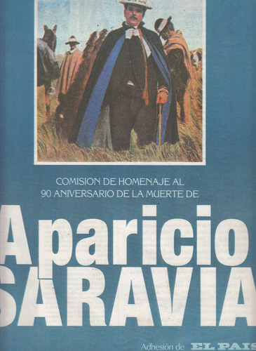 Homenaje Aparicio Saravia 90 Aniversario De Su Muerte 1994