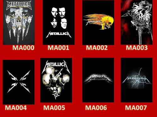 Metallica- Caderno Personalizado 20 Matérias