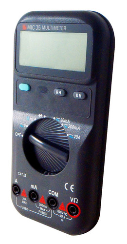 Imagem 4 de 4 de Multímetro Automático Digital Cat:ll 600v Dc/600v Rms Ac/20a (frete Grátis)