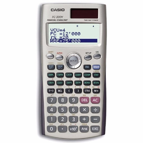 Calculadora Financiera Casio Fc-200v Local Nueva Córdoba