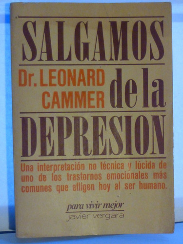 Salgamos De La Depresion,dr L Cammer,1985