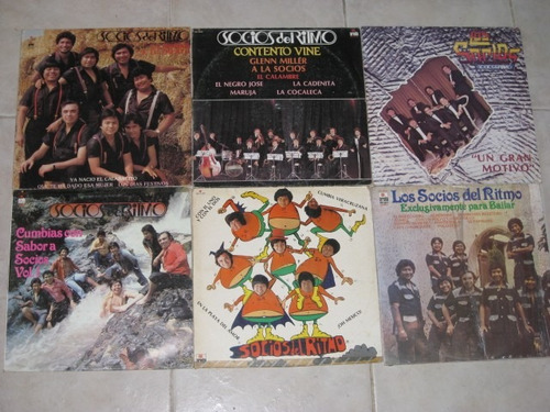 $400 Cada Uno Los Socios Del Ritmo Discos Lp Acetato Vinil