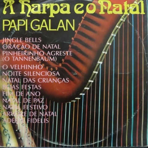 Lp  Papi  Galan  -  A Harpa E O Natal  -    Vinil Raro