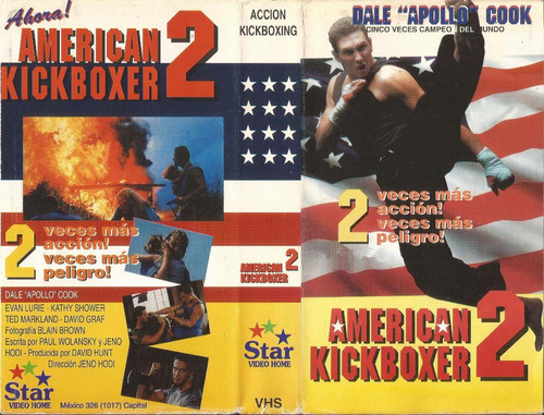 American Kickboxer 2 Vhs Dale Apollo Cook Artes Marciales