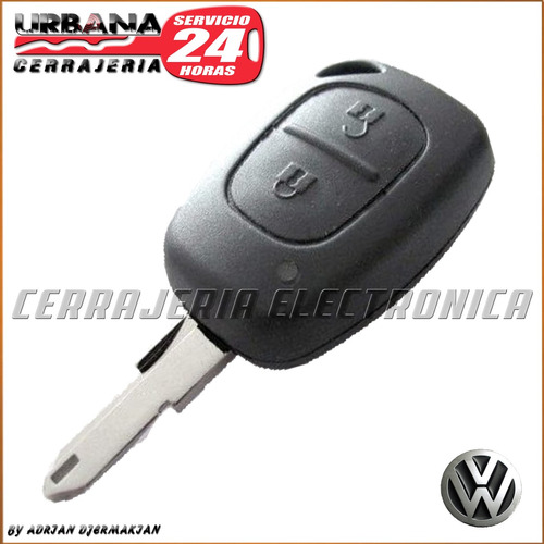 Llave Control Renault Clio Codificada Old Cerrajeria Urbana