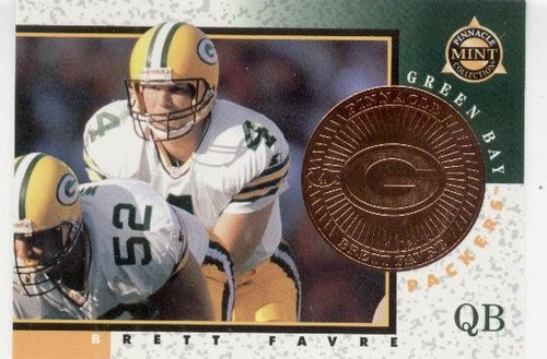 1997 Pinnacle Mint Brett Favre Green Bay Packers Qb