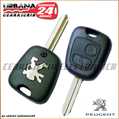 Carcasa Llave Peugeot Partner Codificada Cerrajeria Urbana