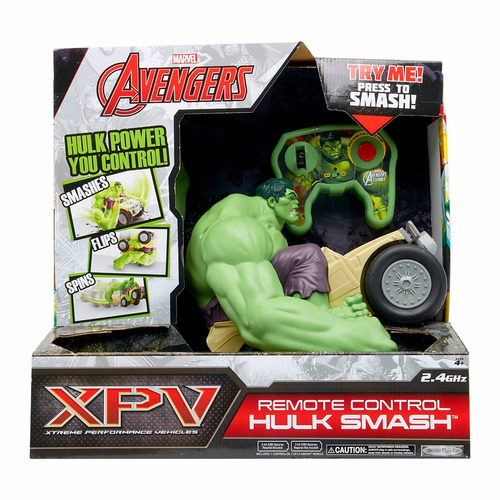 Hulk Smash Xpv Carro Control Remoto Avengers Remate 50%