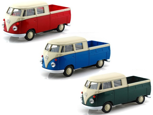 Perudiecast Vw Volkswagen T1 Double Cabin Pick Up Welly