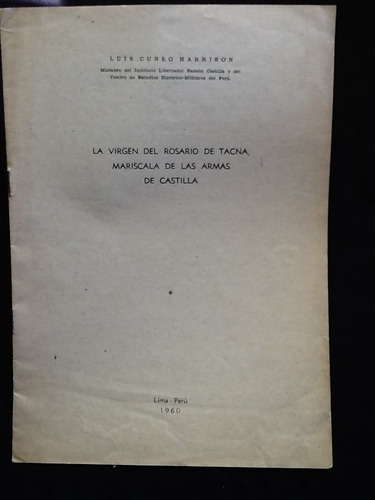 La Virgen Del Rosario De Tacna - Luis Cuneo Harrison - 1960